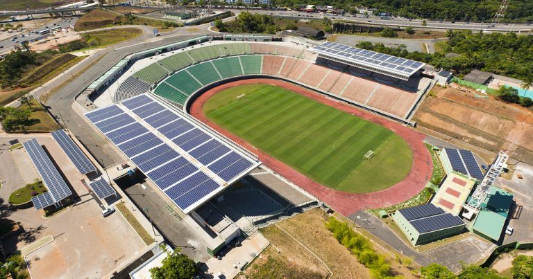 Brasil: comienza la construcción de la planta solar en el estadio de fútbol de Arena Pernambuco