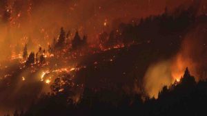 La grave situación por los incendios El Bolsón.