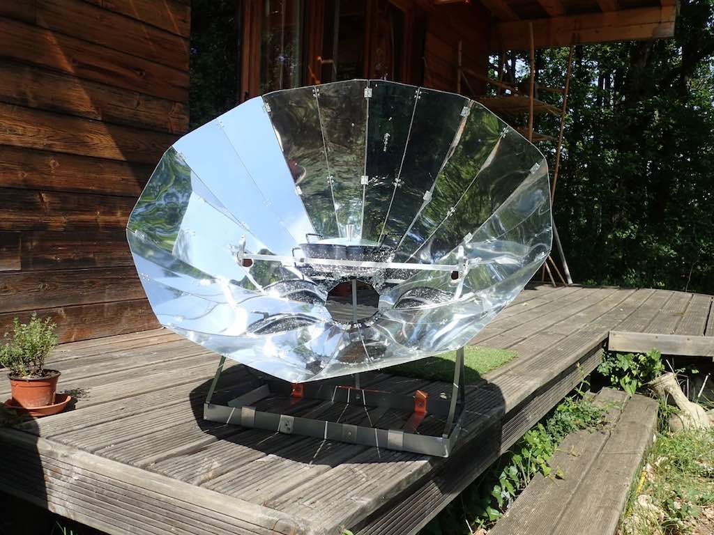 Cocina solar plegable