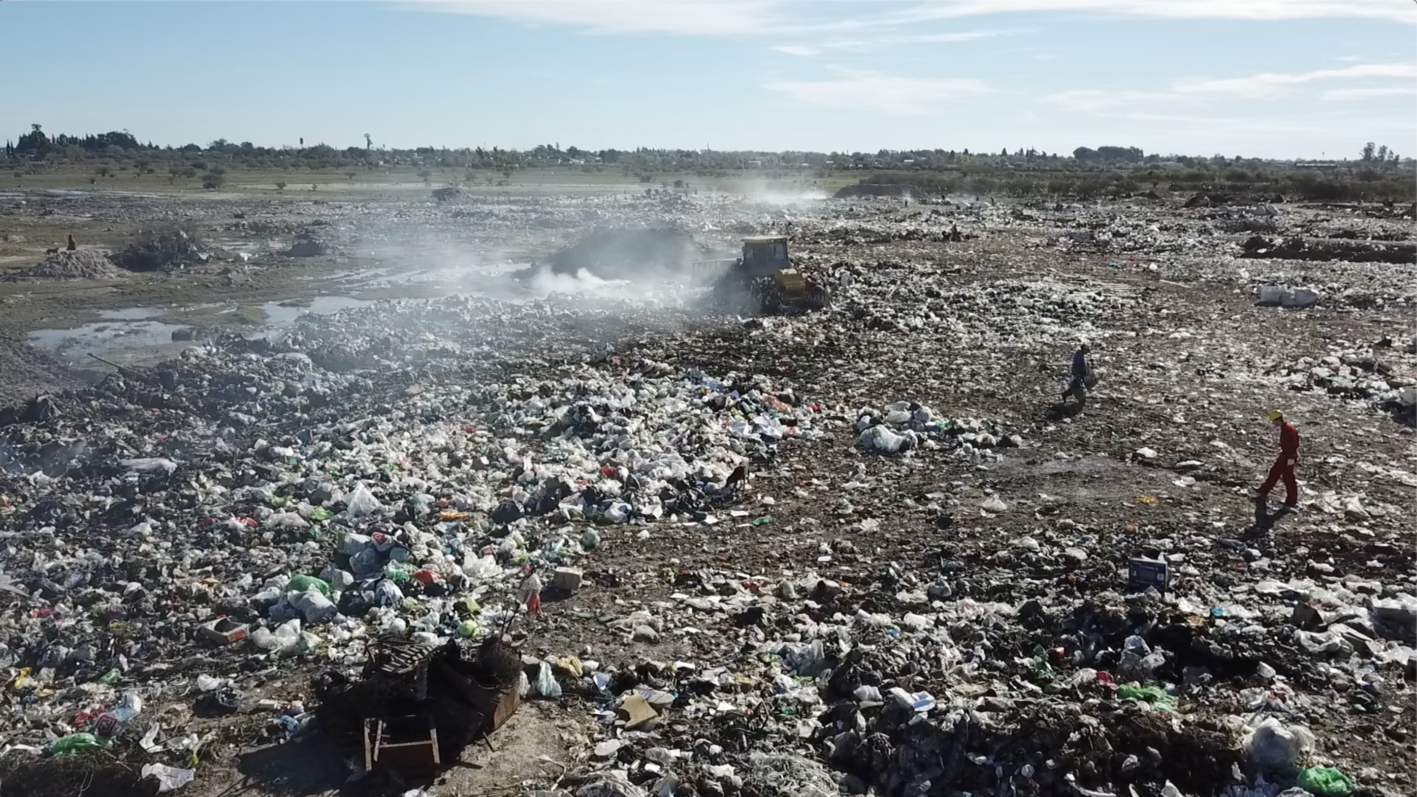 Na Argentina, há cerca de 5000 casos de lixões a céu aberto.
