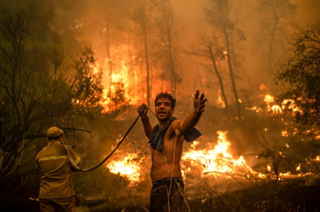 El incendio forestal de Grecia es el más importante en la Unión Europea