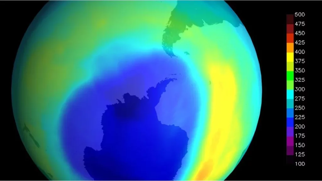 agujero de ozono antártico