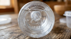 Triangles on plastic containers: what they mean and why it's important to identify them. Photo: TN.